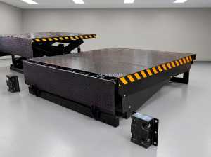 Heavy-Duty Hydraulic Loading Ramp | Fixed Loading Dock Leveler with Customizable Table Size for Warehouse Truck Loading